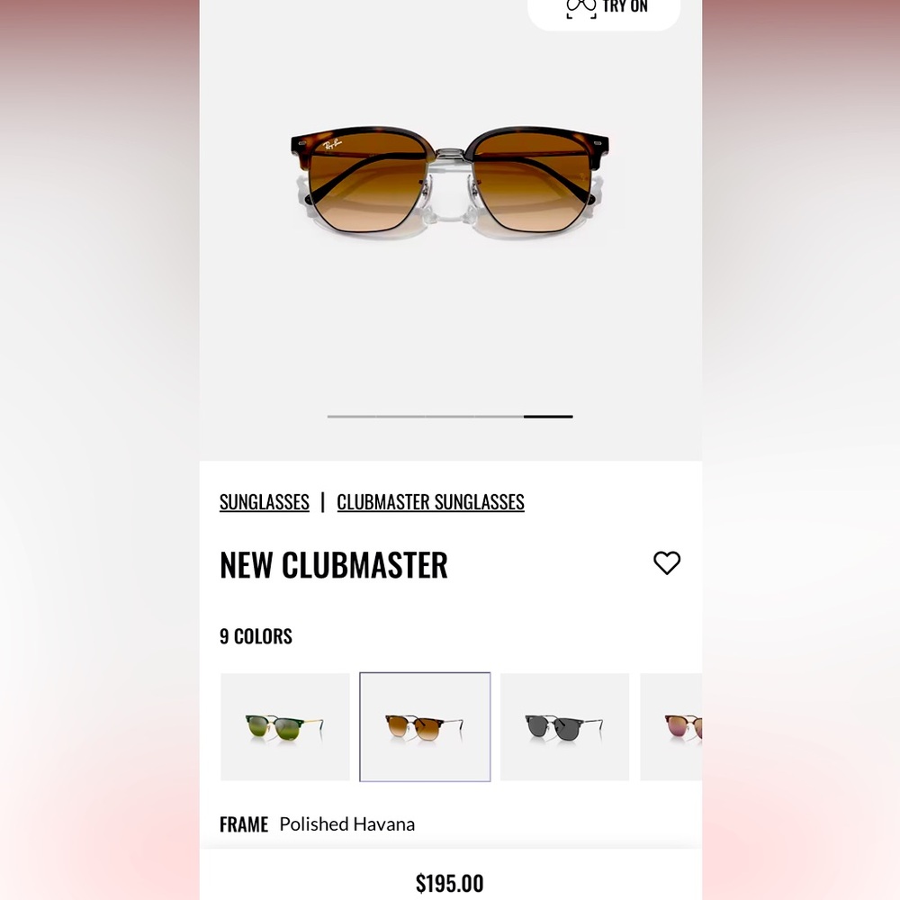 Ray-Ban New Clubmaster sunglasses